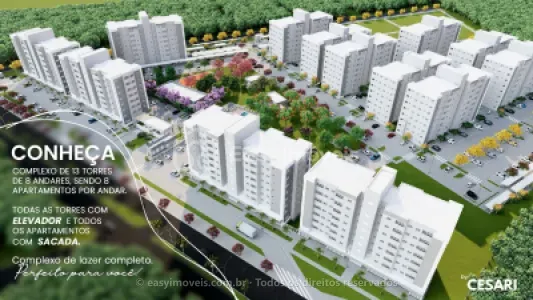 Apartamento em Vila Planalto, Campo Grande